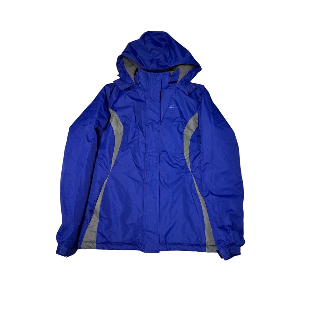 Mountain Warehouse Mens Blue Hooded Waterproof Outdoor Jacket‎ US 6 Size L
